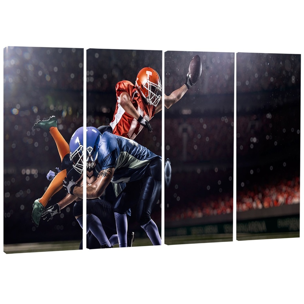 Designart Wall Art Footballers in Action